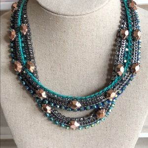 Stella & Dot Mercury Bib Necklace